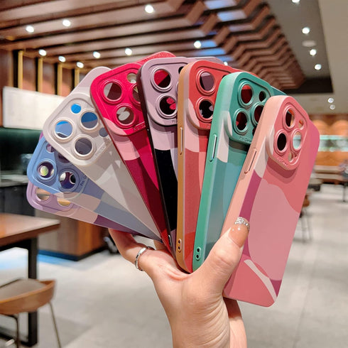 YKCZL Compatible with iPhone 14 Pro Max Case,Cute Painted Art Heart Pattern Full Camera Lens Protective Slim Soft Shockproof Phone Case for Women ...