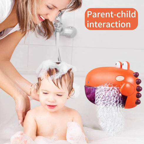 Grechi Dinosaur Bath Toys,Baby Bath Toys for The Baby Bathtub,Toddler Bath Toys Automatic Bubble Machine,Plays 12 Children’s Songs,Bath Toy Makes ...