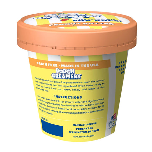 Pooch Creamery Ice Cream Mix for Dogs - Peanut Butter …...