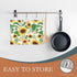 Summer Sunflowers Dish Drying Mats 18x24 Inch,Leaves Dish Pad Drying Rack Mat for Kitchen Counter Ultra Absorbent Microfiber Dishware Coffee Maker...