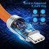 chenyang USB C Cable USB 3.2 Ultra Soft High Flex 20Gbps 100W 8K 5K 4K USB 4.0 Hyper Super Flexible Cord 3.0M...