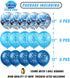 BEISHIDA 1st Boy Happy Birthday Confetti Balloons,First Birthday Decorations 12 Inch Large Navy Blue Latex Helium Balloons Perfect for Baby 1st bi...