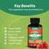 Hawthorn Berry Capsules-10:1 High Strength Extract from 5000mg Fresh Berries- Antioxidant, Circulation Support-Hawthorne Supplement with Hibiscus ...