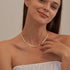 CHESKY 14K Gold Plated Snake Chain Necklace Gold Herringbone Necklace for Women Minimalist Necklace Chain 3MM(W) 14"(L)...