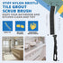 6Pcs Hard Bristle Crevice Cleaning Brush-Thin Gap Cleaning Brush, Small Cleaning Brush, Grout Brush, Kitchen Brush, Cleaning Tools for Toilet, Bat...