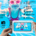 JOTO 2 Pack Floating Waterproof Phone Pouch Up to 7", IPX8 Floatable Underwater Phone Case Cellphone Dry Bag for iPhone 16 15 14 13 12 11 Pro Max ...