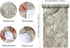 12"x100" Marble Contact Paper Matte Marble Wallpaper Peel and Stick Countertops for Kitchen Waterproof Brown Removable Self Adhesive Contact Paper...