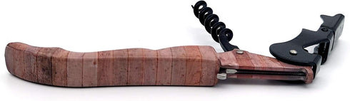 Pulltap's Genuine Wood 900 Collection Wine Key Corkscrew Bottle Opener (Wood Black)...
