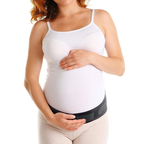 ORTONYX Maternity Support Belt - Back, Pelvic, Hip, Abdomen, Sciatica Pain Relief - Belly Band for Pregnant Women - S/M Black...