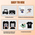 Dark Transfer Paper 8.5" x 11" - 20 Sheets, Iron On Transfer Paper for t Shirts Heat Press...