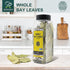 Soeos Bay Leaves Whole, 2 oz(57g), Non-GMO Verified, Dried Bay Leaf, Freshly Packed to Keep Fresh, Bay Laurel Herbs for Cooking,Bay Laurel Leaf, D...
