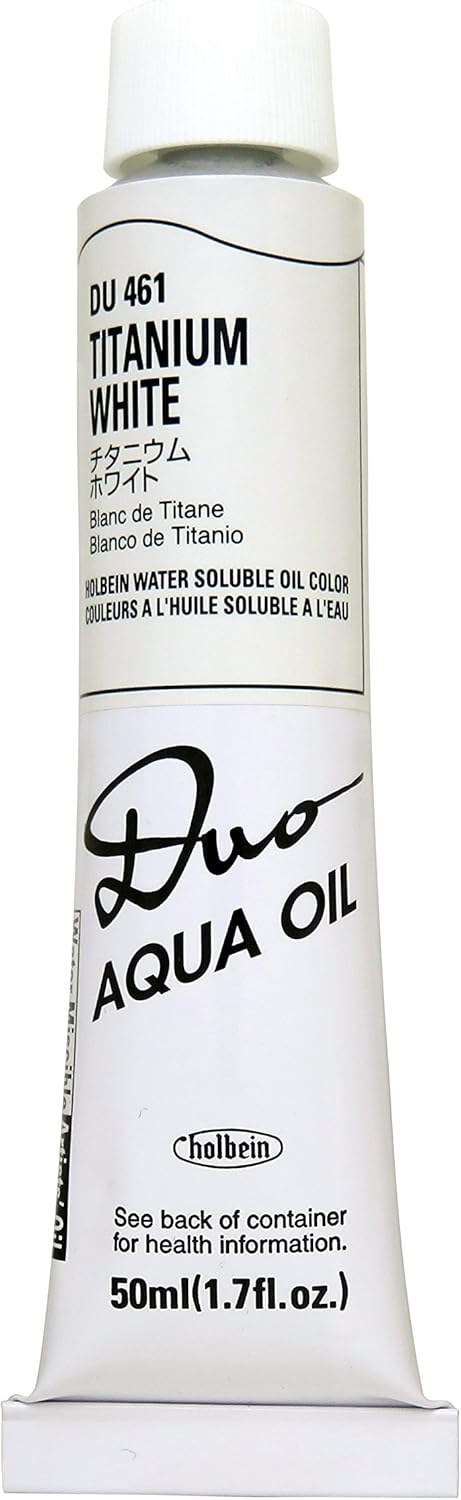 Holbein Duo Aqua Oil Titanium White (W) 50ml...