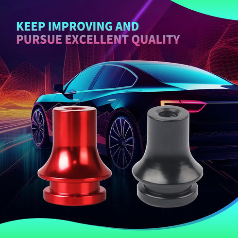 1 PC Automobile Shift Gear Head Connector, M12 x 1.25 Shift Knob Fixed Dust Boot Connection Limiter, Gear Head Buckle Base Adapter, Compatible wit...