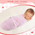 2 Pcs Preemie Swaddle Preemie Swaddle Wrap Adjustable Swaddle Blanket Preemie Cotton Swaddle Blanket for Preemie Boys Girls Sleep (Pink, Yellow)...