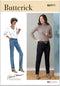 Butterick Misses' Jeans Sewing Pattern Kit by Palmer/Pletsch, Design Code B6911, Sizes 4-6-8-10-12...