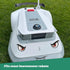 Robot Lawn Mower Decoration, Worx Tuning - Sticker Lawn Mower I Lawn Mower Spoiler I Rear Fin for Ecovacs Goat G1, Segway Navimow, Worx M500 Plus,...