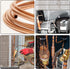 uxcell Refrigeration Tubing, 13/64" OD x 5/32" ID x 9.8 Ft Soft Coil Copper Tubing