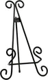 Red Co. Decorative Curved Plate Stand and Art Holder Easel in Black Finish - 13"...