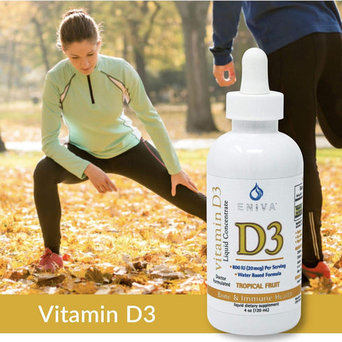 Eniva Health Liquid Vitamin D (D3) | Dr. Formulated for Rapid Absorption (120 mL)...