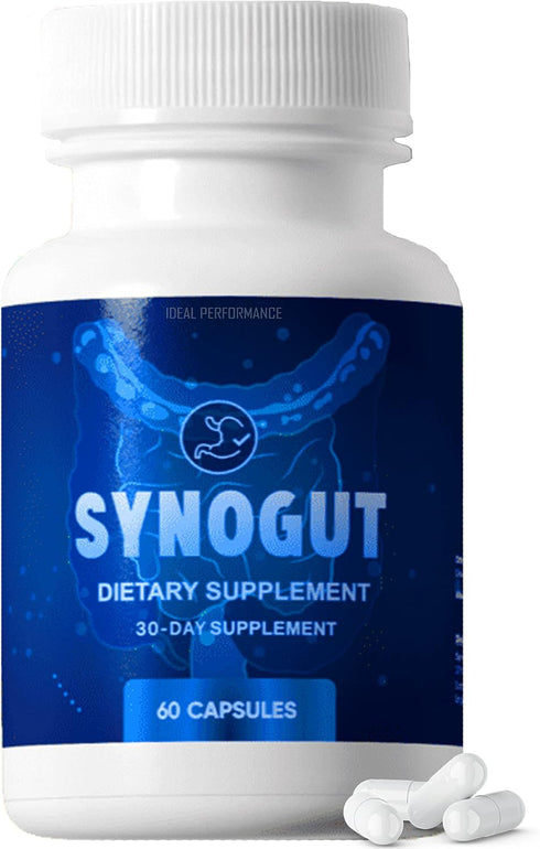 IDEAL PERFORMANCE Synogut Pills Dietary Supplement for Gut Health (1 Bottle)...