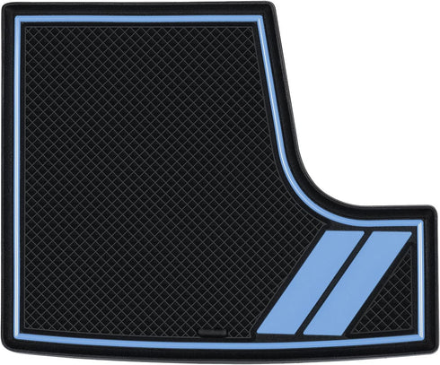 Bonbo Anti dust Mats for Dodge Charger Accessories 2015 2016 2017 2019 2020 2021 custom cup holder pad 6 pieces/set?Light Blue......