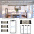 Jane Eyre 2 Channel USB 5V/AC85V-250V Smart WiFi Switch Relay Inching/Self-Locking Switch Module DIY Smart Home, Support eWeLink APP Control, Comp...