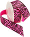 Morex Ribbon Neon Zebra Grosgrain Ribbon, 1-1/2-Inch by 20-Yard, Shocking Pink (33838/20-606)...