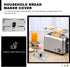 Slice Toaster Lid Toaster Lid 2 Slice Toaster Cover Bread Maker Cover Stainless Steel Toaster Appliance Top Cover Bread Machine Cover Sandwich Mac...