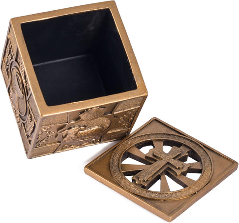 Joseph's Studio by Roman, Confirmation Collection, 3.75"H MULT SACRAMENT KEEPSAKE, Home Décor, Devout Gift, Prayerful Inspiration (3x3x3)...