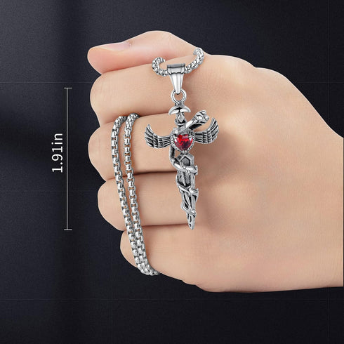 Bling Pendant Cross for Car Rearview Mirror Charm Diamond Cross Car Hanging Accessories Ornament Crystal Angel Car Decor Cute Interior Vehicle Men...