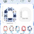 25pcs Adhesive Patches for Omnipod 5 Stickers, Glucose Monitor Strap with Hole Sensor Covers Cgm Waterproof Pack Cute Pets Monitor Tape Overpatch(...