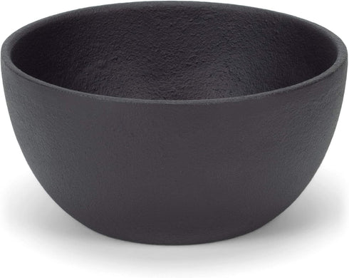 47th & Main Durable Black Cast Iron Bowl, Medium, Round, 32 fluid ounces...