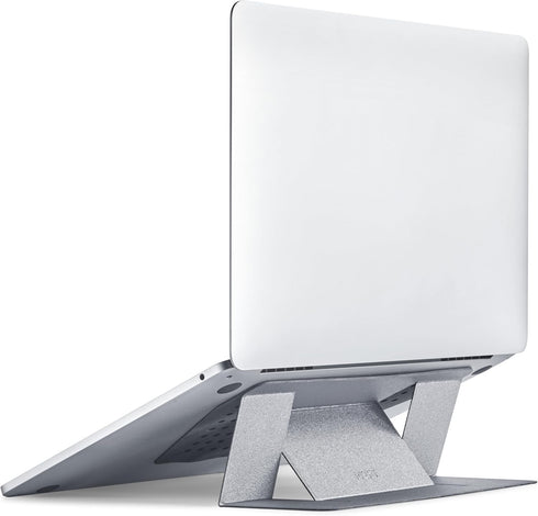 MOFT Laptop Stand for Desk, Adhesive Laptop Stand with 2 Adjustable Viewing Angles, Foldable and Portable Computer Stand Compatible with MacBook A...