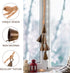 GANAZONO Outdoor Decor Witch Bells Door Knob Hanger Wind Chimes Hanging Bells with Rope Wreath Handmade Handicrafts Rustic Witchcraft Supplies for...