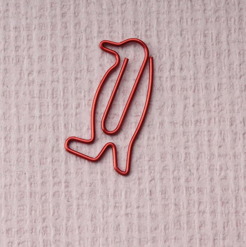 SOWAKA 30 Pcs Penguin Bookmarks Metal 3.2 x 1.6 cm Small Cute Paper Clips Supplies for Students Journaling Notebook Document Organization School O...
