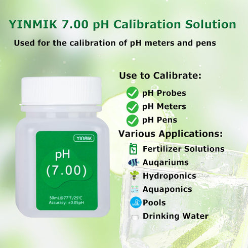 pH Meter Calibration Solution Kit(4.00,7.00&10.01) with pH Electrode Storage Solution Kit,3 Bottles pH Calibration Buffer Solution and 2 bottels K...