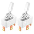 DaierTek ON-Off-ON 3 Position Toggle Switch 50 Amp 12V Heavy Duty 3 Way Toggle Switch SPDT 3 Pin 12 Volt for Automotive Car -2pcs...