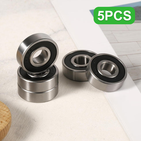 5pcs 6201RS Front and Rear Wheel Bearing Kits for Coleman CT100U CC100X, Wheel Bearings Replacement for Baja Motorsports 97cc Doodle Bug Motovox M...