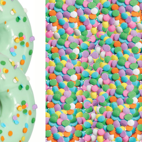 Sprinkle Deco Pastel Confetti for Cake and Cupcake Edible Decorations 4 oz...