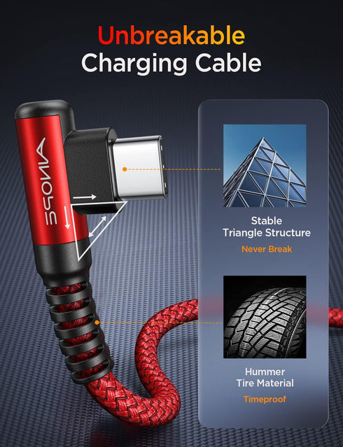 AINOPE 100W USB C to USB C Cable 10FT,Chubby Cable USB C,USBC to USBC Cable Fast Type C Charging Cable Fits for iPhone 15,MacBook Air/Pro,iPad Pro...