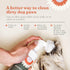 Dandylion Clean Paws | No-Rinse Foaming Cleanser | Gentle, Fragrance-Free, and pH Balanced to Provide a deep Clean Safe for All Dogs | 5fl oz. Bot...