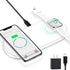 MFi Certified 2-in-1 Wireless-Charger-for-Watch-iPhone Airpods 10W Fast Qi Wireless-Charging-Mat iWatch Charger Pad Station for iPhone 13/13 Pro/1...