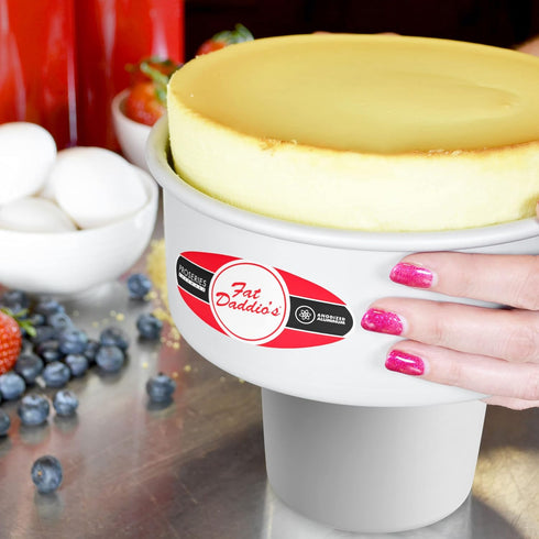 Fat Daddio's PCC-53 Anodized Aluminum Round Cheesecake Pan, 5 x 3 Inch...