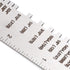 Stainless Steel Welding Gauge, Sheet Metal Thickness Gauge with Scale, Wire Sheet Metal Welding Gauge Size Checking Tool Measuring Instruments...