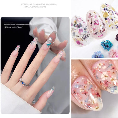 3 Boxes Mini Dry Flowers Tiny Dried Flowers Resin Fillers Pressed Flowers Mini Flower for Nails Crafts DIY Resin Mold Jewelry Making Nail Art Deco...