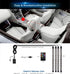 Led Interior Car Lights, Controller Led Lights for Cars, Multicolor Music Underglow Lighting Kits with Wireless Control and Sound Active Function,...