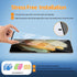 3 Pack Curved Tempered Glass Screen Protector Applicable for Samsung Galaxy S21 Ultra 5G 6.8inch, Support Fingerprint ID Friendly Tempered Glass S...