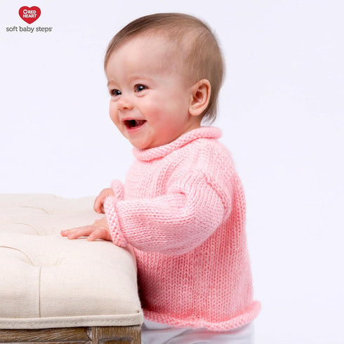RED HEART Soft Baby Steps Yarn, Baby Blue...