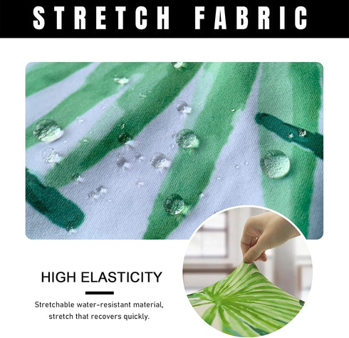 Office Chair Cover Stretchable Computer Desk Chair Seat Covers 2 Piece Waterproof Swivel Chair Protective Slipcover...