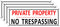 (4 Pack) No Trespassing Signs Private Property, Aluminum Warning Sign for Fence Yard Outdoor, 10 x 3.5 inches Metal Reflective Security Signs for ...